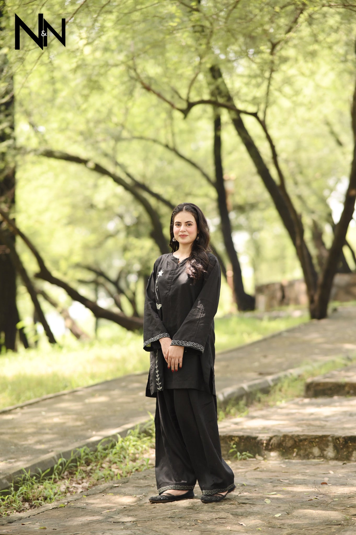 Refined Comfort-Threadwork That Speaks in Black.